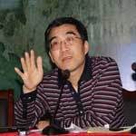 朱浩云在张大千研讨会上演讲