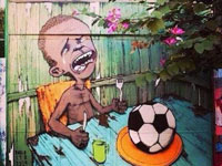 FIFA不愿看到的街头壁画