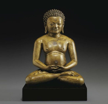 西藏十一/十二世纪铜瑜伽士坐像以486.9万美元被刘益谦购得