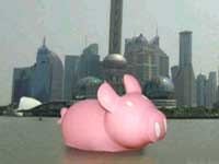 上海“红粉猪”与香港“大黄鸭”