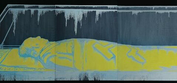 《导师之死》 布面油画 400×600cm 2011