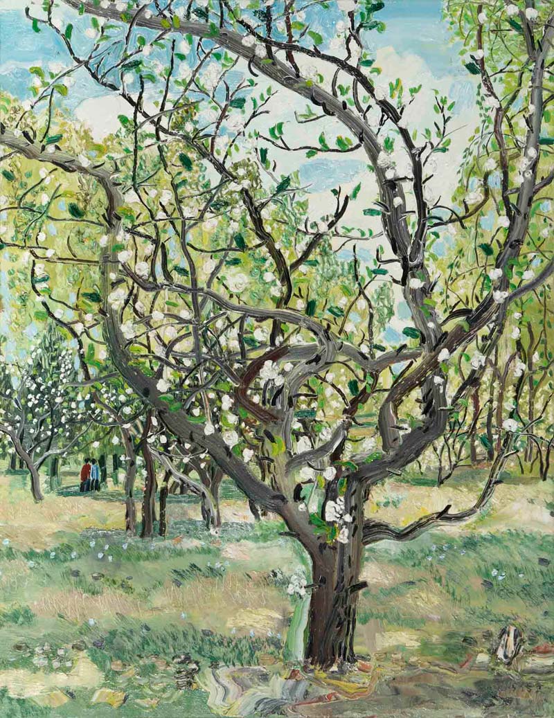 任传文《初春的杏花》68×53m. 2000年