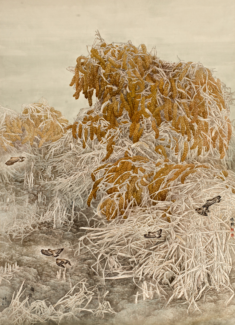 工笔画学会会员,现任辽宁省美术家协会理事,铁岭工笔画研究院专业画家