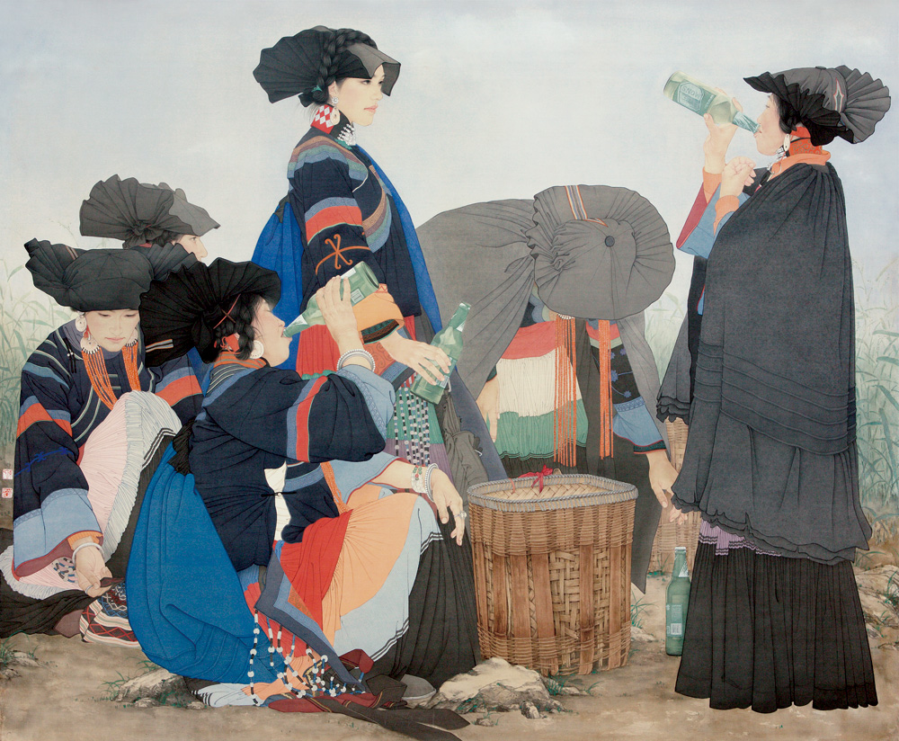 陈治,男  1978年 生于天津  1997年 考入天津美术学院中国画