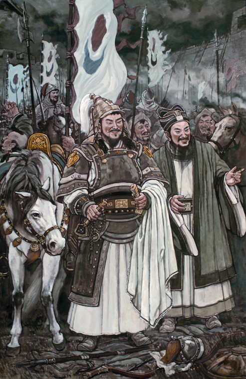 孙景波《一代天骄》局部一