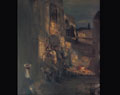 任传文-灯光之夜122x104cm 2009年